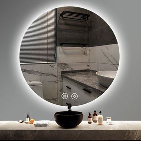 60,80,100см LED огледало за баня с осветление и нагревател 